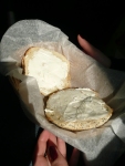 Cream cheese bagel